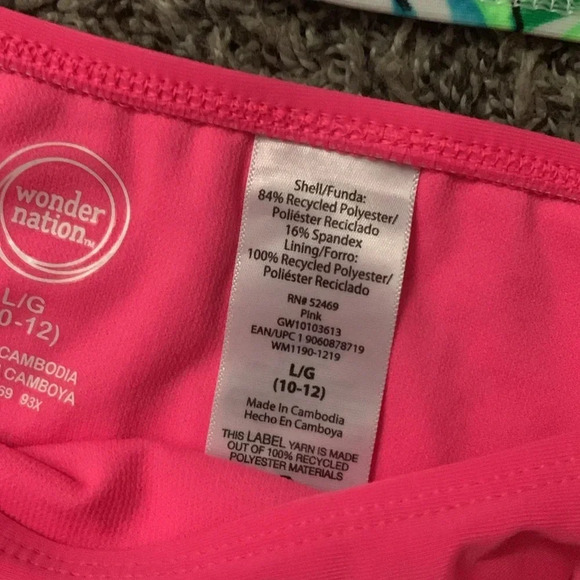 Wonder nation girls 10/12 bathing suit - Picture 3 of 4